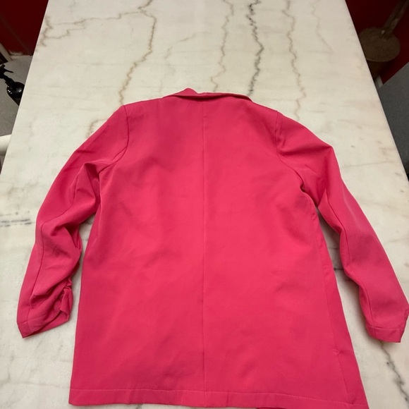 Evie Brooks Hot Pink Blazer - Picture 6 of 7